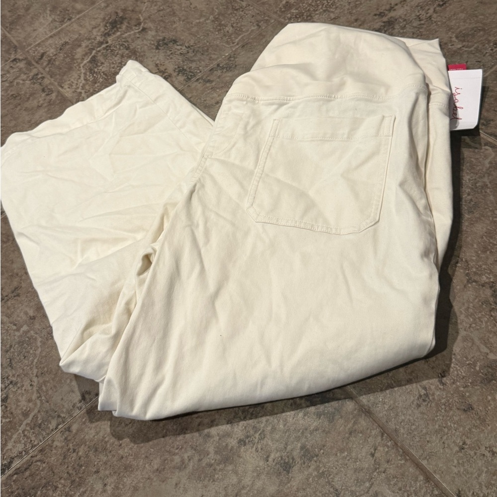 🌭Cream maternity Pants
